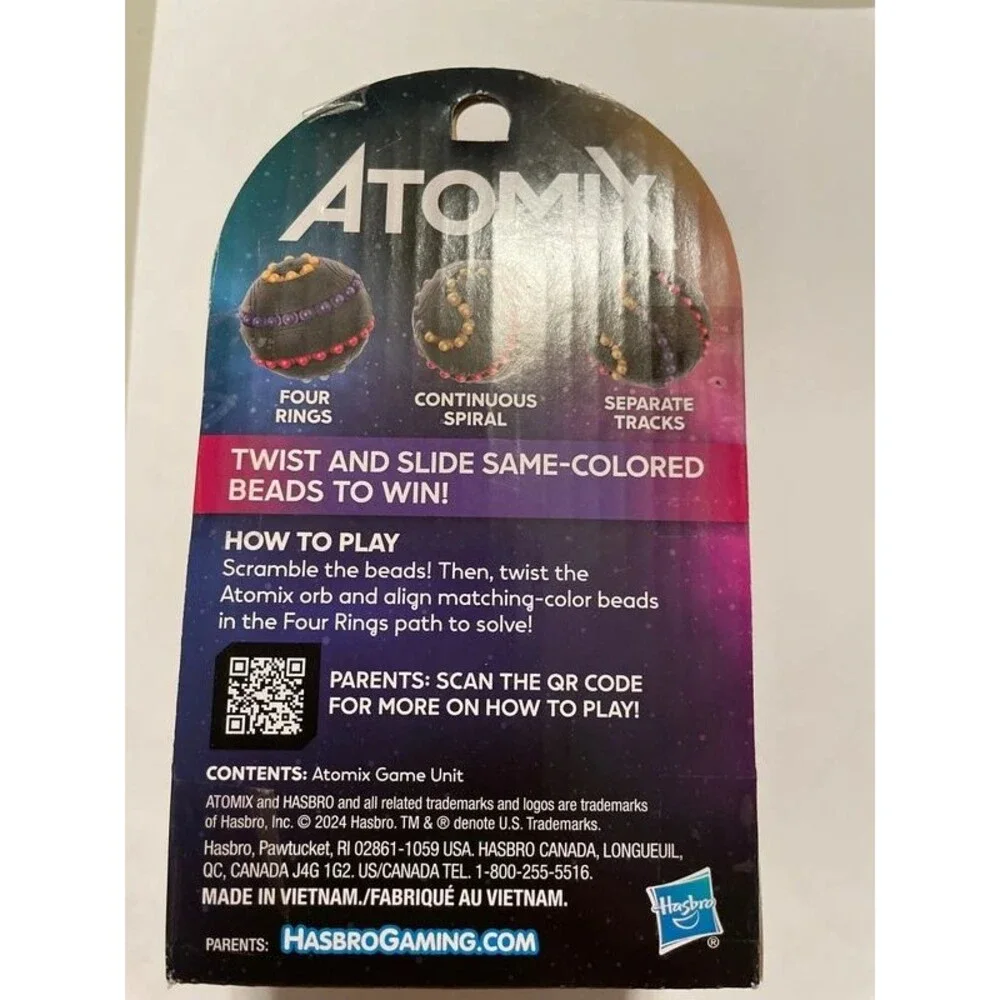 Hasbro Gaming Atomix Game for Kids, Teens, Brainteaser Puzzle Sphere Ball